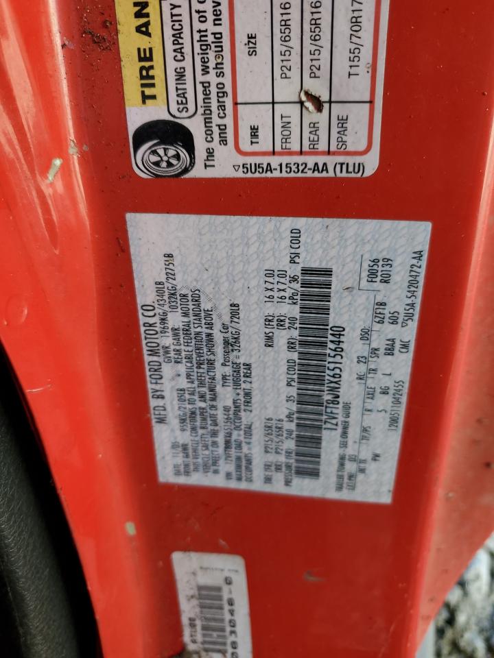 1ZVFT80NX65156440 2006 Ford Mustang