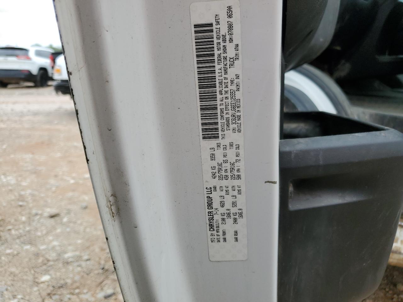 3C6URVJG6EE125557 2014 Ram Promaster 3500 3500 High