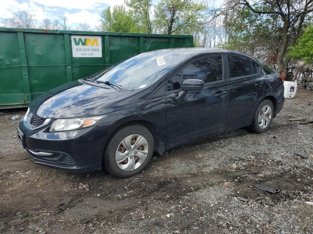 Lot #2519824975 2015 HONDA CIVIC LX salvage car