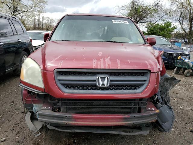 2005 Honda Pilot Exl VIN: 5FNYF18555B022432 Lot: 49620454