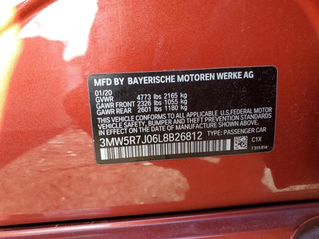 3MW5R7J06L8B26812 BMW 3 Series 330XI 12