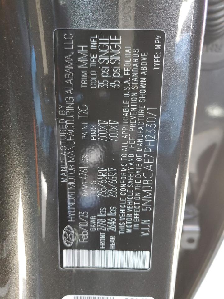 5NMJBCAE7PH233071 2023 Hyundai Tucson Sel