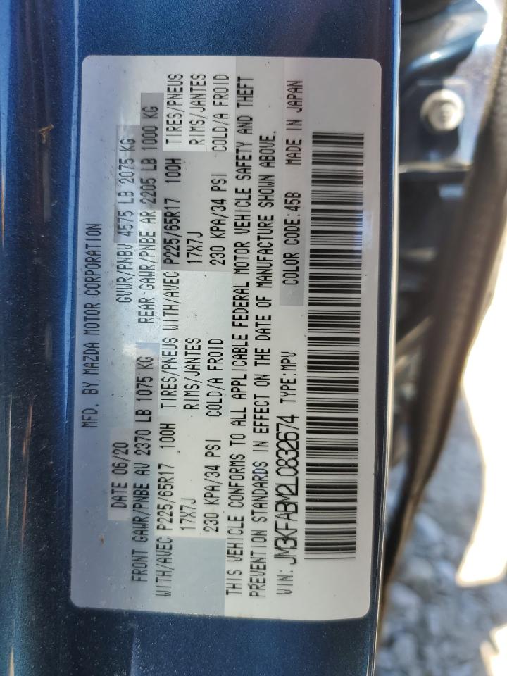 JM3KFABM2L0832674 2020 Mazda Cx-5 Sport