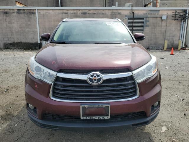 VIN 5TDJKRFH4ES062490 2014 Toyota Highlander, Xle no.5