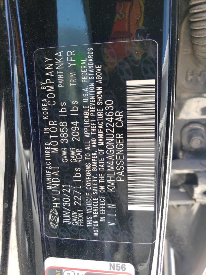 KMHLM4AG0NU224630 2022 Hyundai Elantra Sel