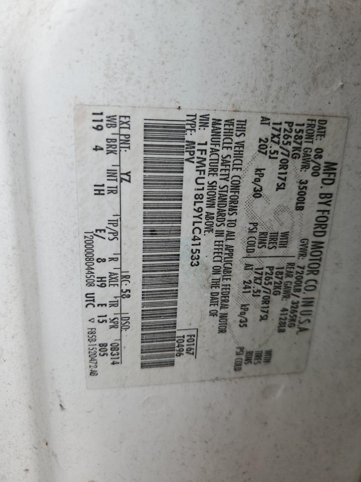 1FMFU18L9YLC41533 2000 Ford Expedition Eddie Bauer