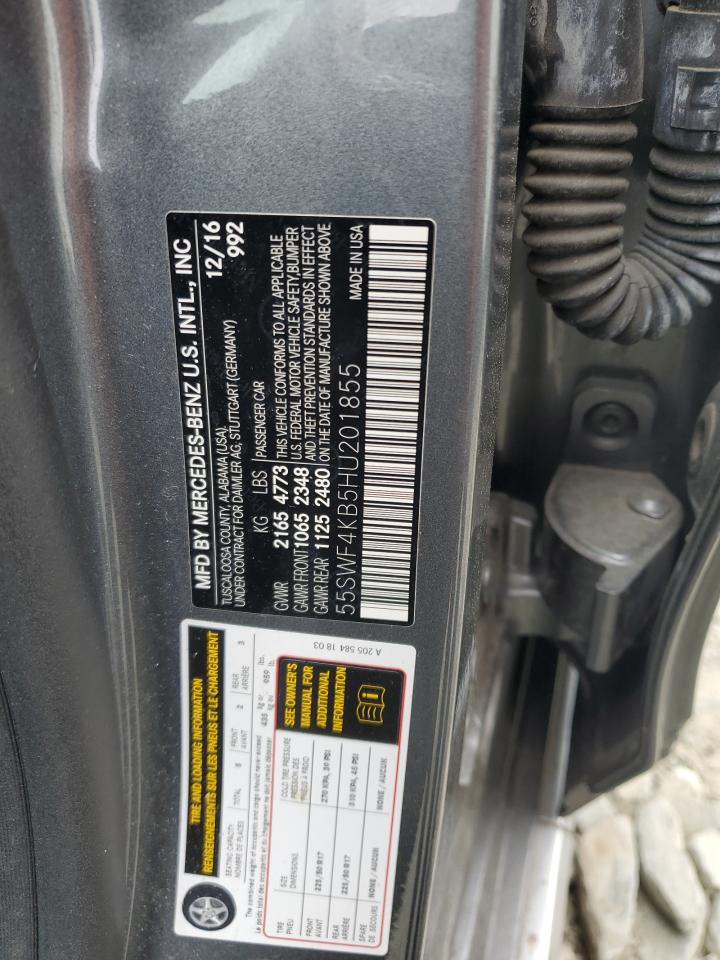 55SWF4KB5HU201855 2017 Mercedes-Benz C 300 4Matic