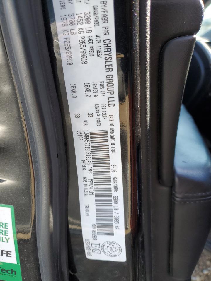 1J4RR5GT1BC516843 2011 Jeep Grand Cherokee Limited