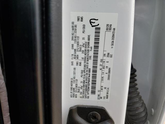 2019 Ford F150 Supercrew VIN: 1FTEW1EP6KFA41880 Lot: 52107404