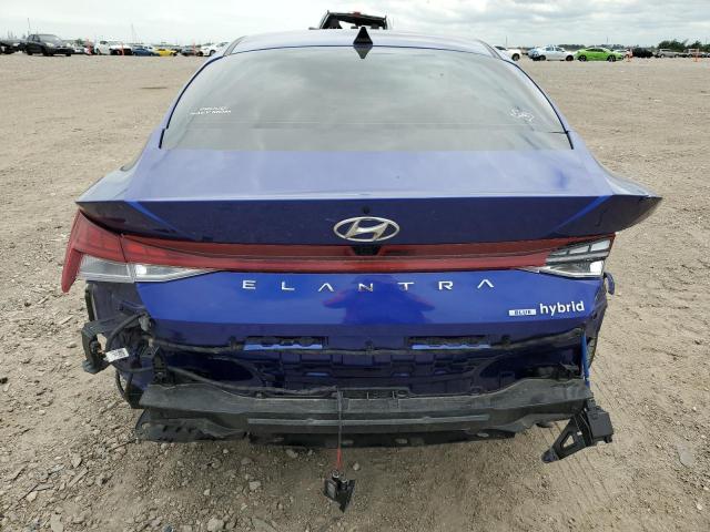 KMHLM4AJ2NU020200 2022 Hyundai Elantra Blue