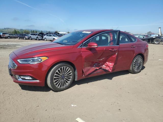 Lot #2489893748 2017 FORD FUSION SE salvage car