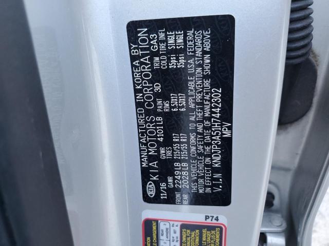 2017 Kia Soul + VIN: KNDJP3A51H7442302 Lot: 39210501