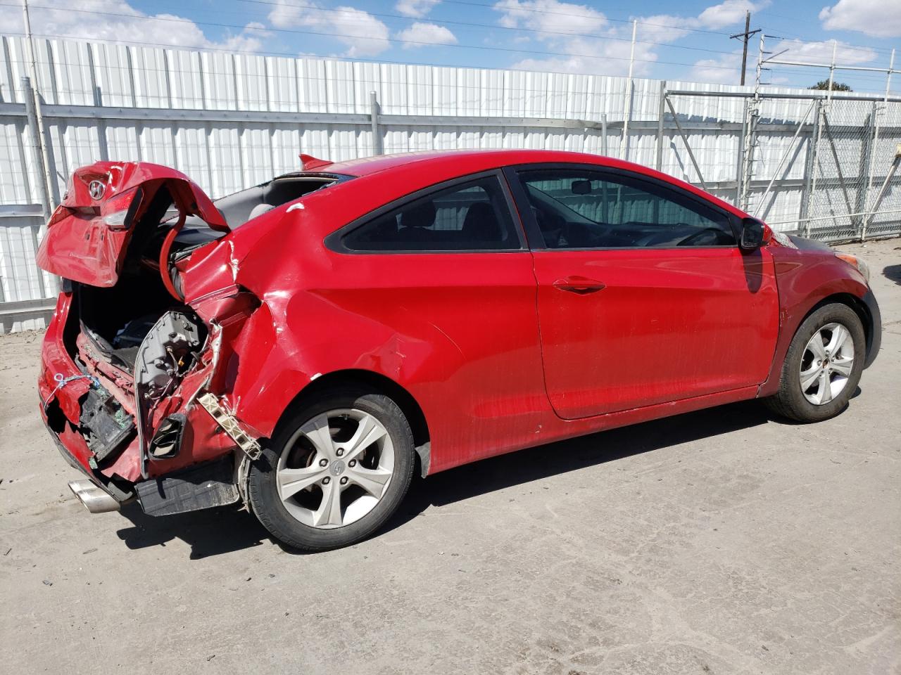 KMHDH6AEXDU015008 2013 Hyundai Elantra Coupe Gs