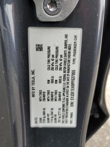 2023 TESLA MODEL 3 - 5YJ3E1EA9PF637955