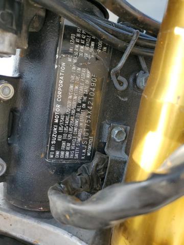 2004 SUZUKI GSXR1000 - JS1GT75AX42104905