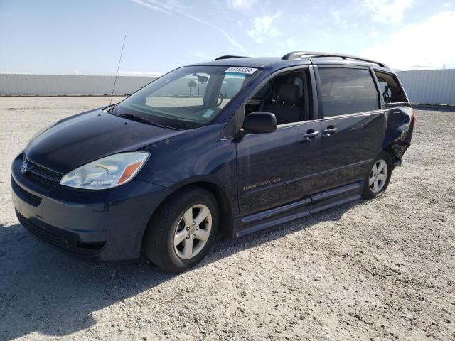 TOYOTA SIENNA CE 2004 blue sports v gas 5TDZA23C04S029135 photo #1