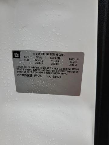 2008 Chevrolet Impala Ls VIN: 2G1WB58K581281566 Lot: 49887494