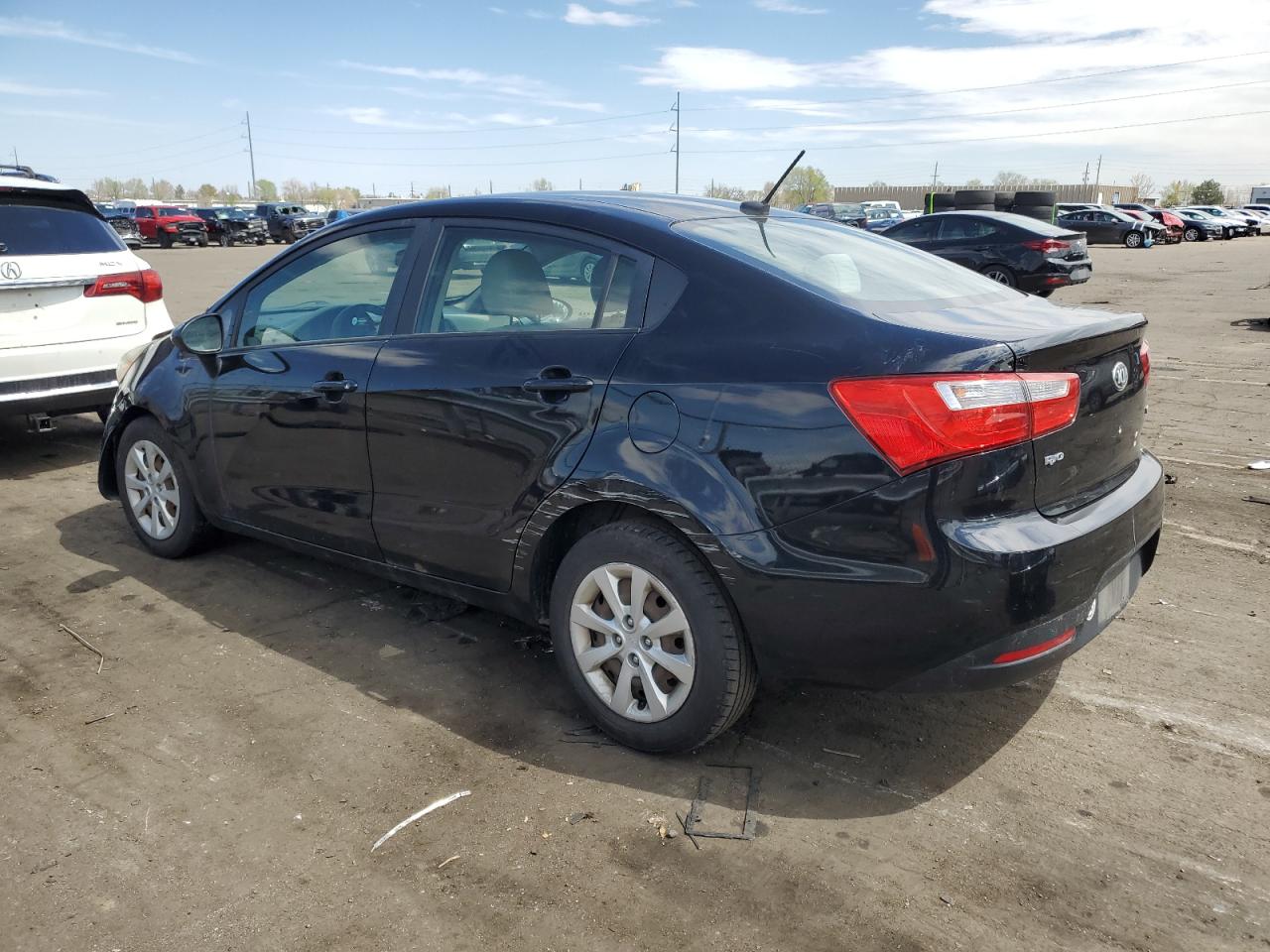 2013 Kia Rio Lx vin: KNADM4A32D6165196
