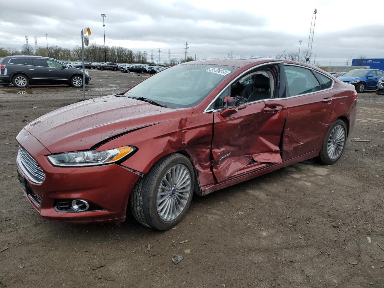 3FA6P0RU4ER176011 2014 Ford Fusion Titanium Hev