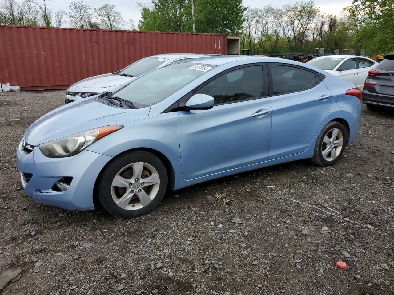 KMHDH4AE3CU291310 2012 Hyundai Elantra Gls