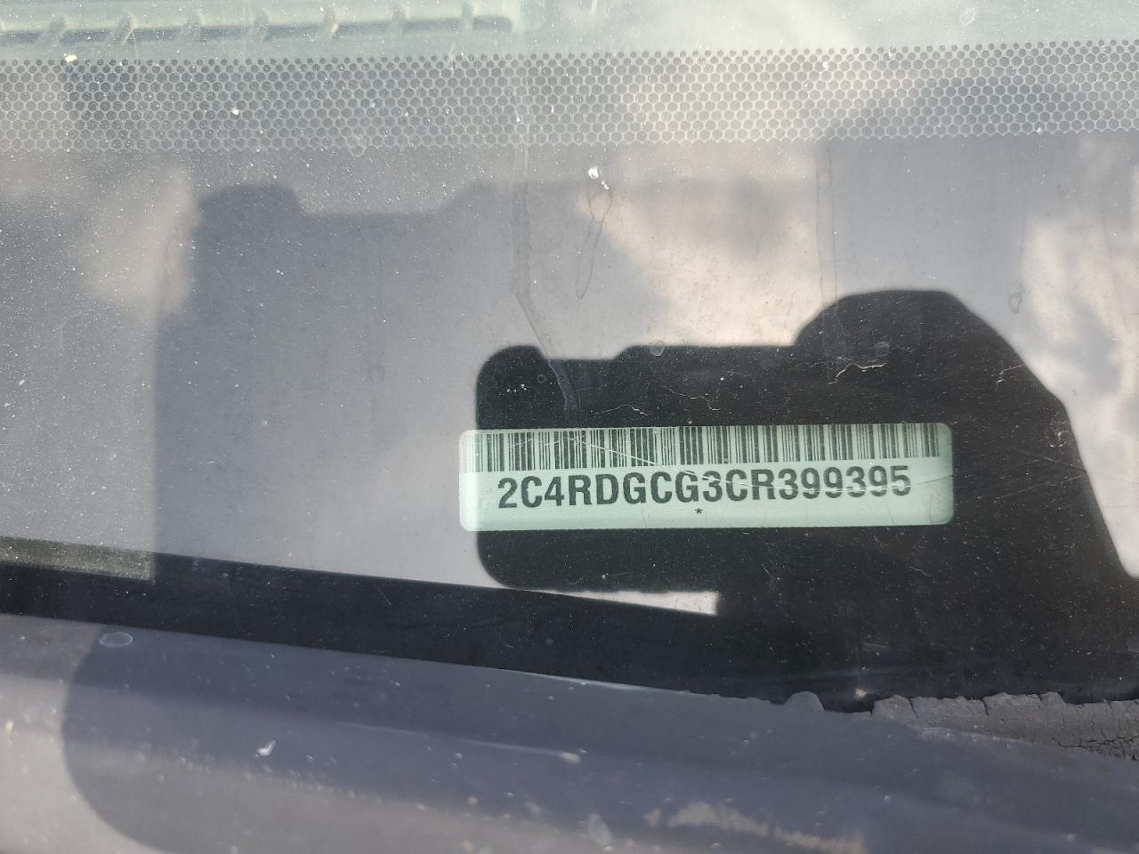 2C4RDGCG3CR399395 2012 Dodge Grand Caravan Sxt