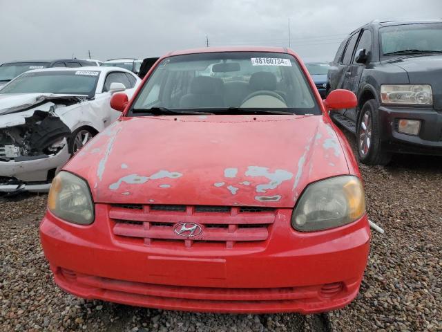 2005 Hyundai Accent Gl VIN: KMHCG45CX5U634723 Lot: 49692204