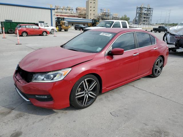 Lot #2461944206 2017 HONDA ACCORD SPO salvage car