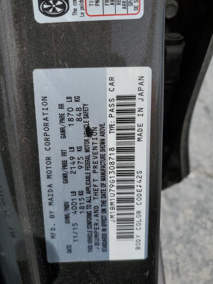 JM1BM1U79G1308718 2016 Mazda 3 Sport