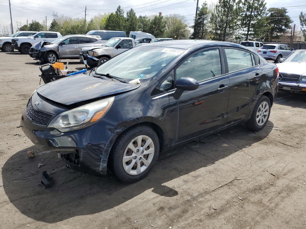 2013 Kia Rio Lx vin: KNADM4A32D6165196