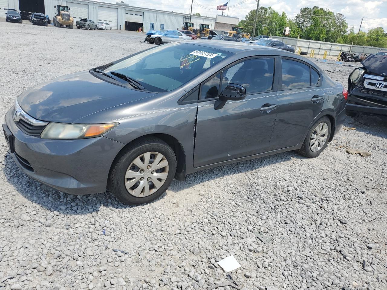 2012 Honda Civic Lx vin: 19XFB2F58CE059943