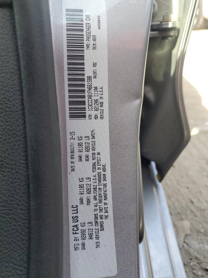 1C3CCCAB1FN661588 2015 Chrysler 200 Limited