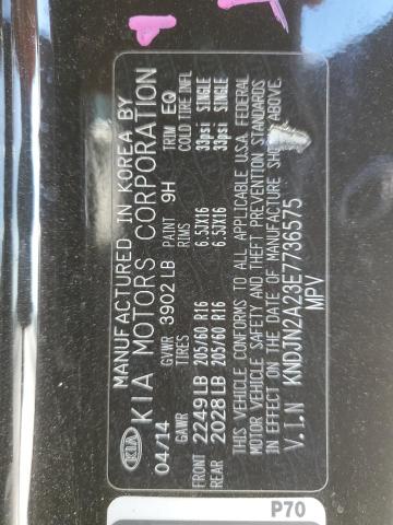 2014 Kia Soul VIN: KNDJN2A23E7736575 Lot: 51263074