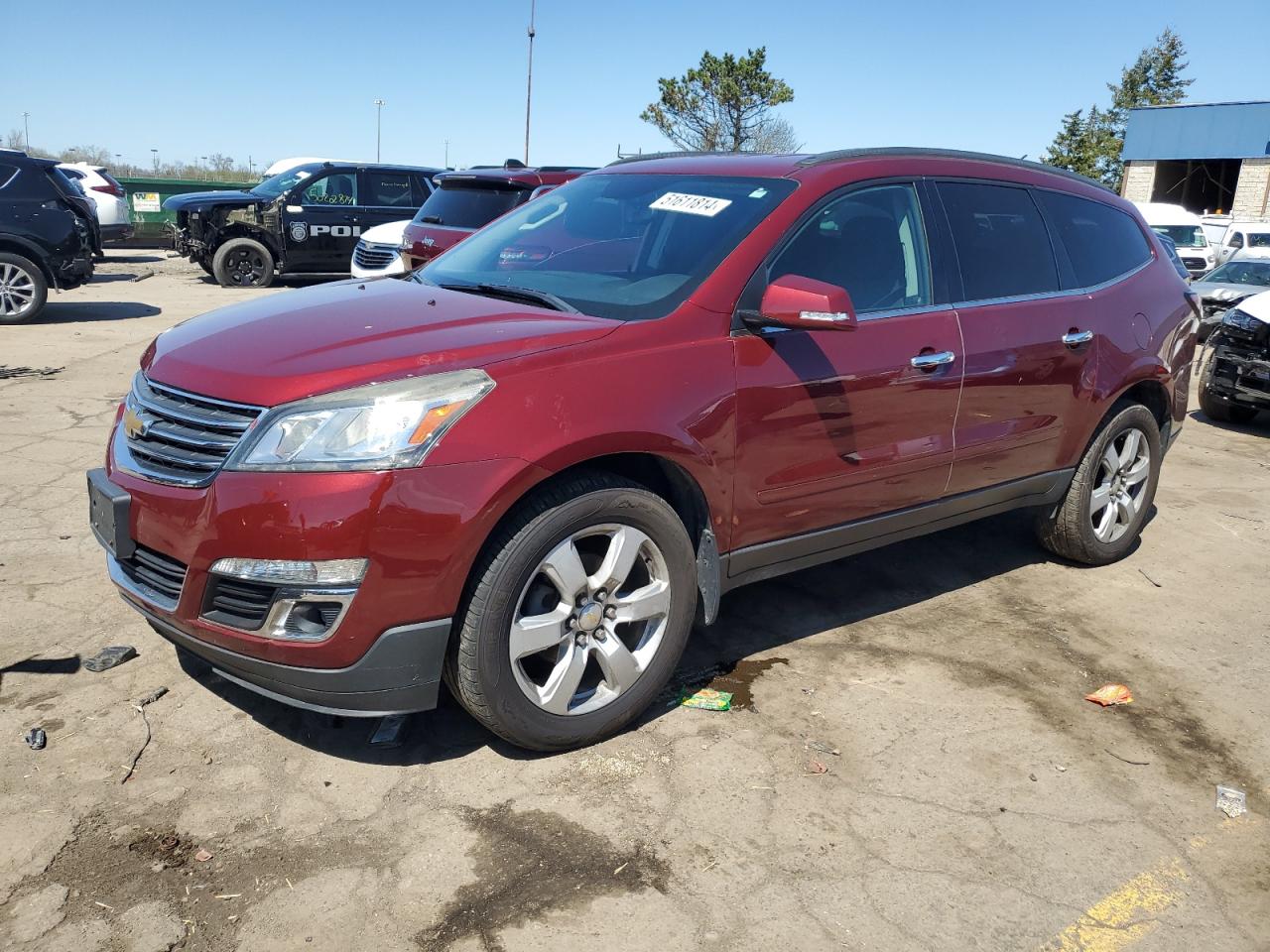 1GNKRGKD9GJ176953 2016 Chevrolet Traverse Lt