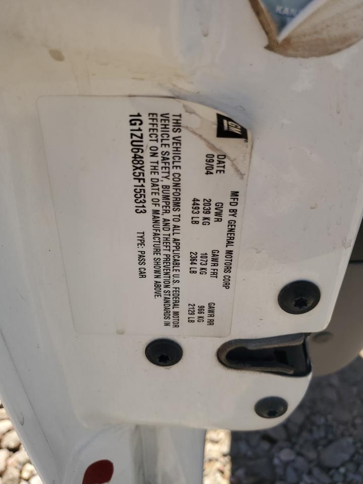 1G1ZU648X5F155313 2005 Chevrolet Malibu Maxx Lt