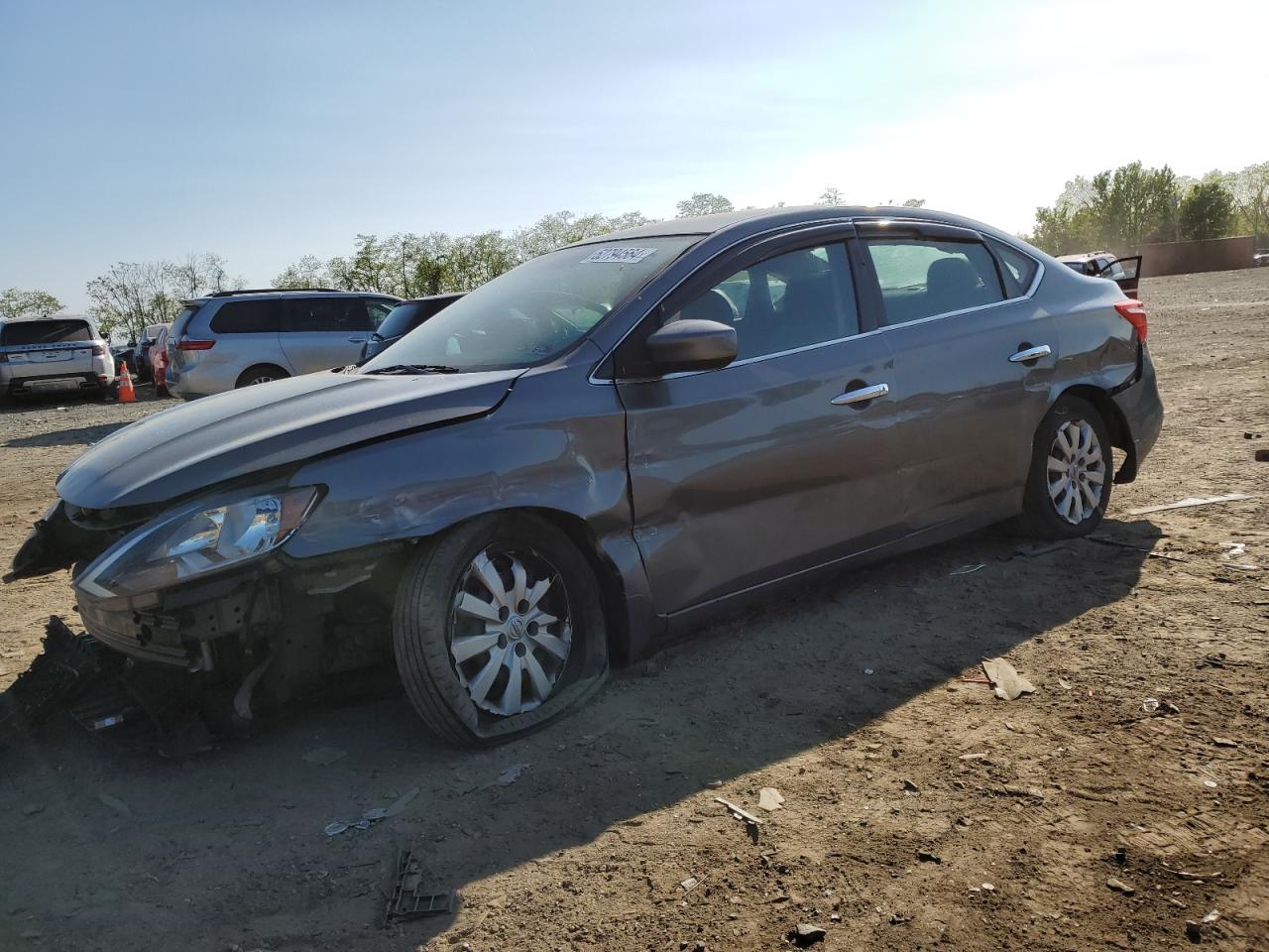 3N1AB7AP6KY386129 2019 Nissan Sentra S