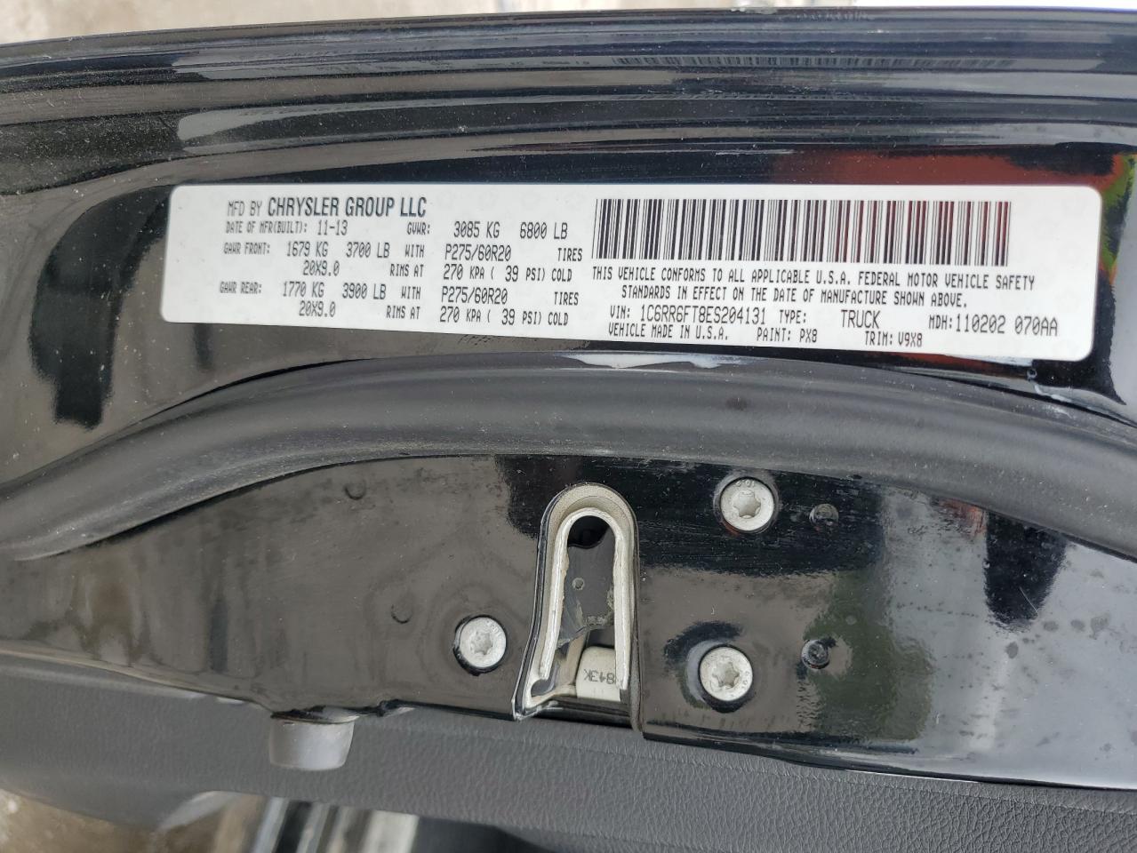 1C6RR6FT8ES204131 2014 Ram 1500 St