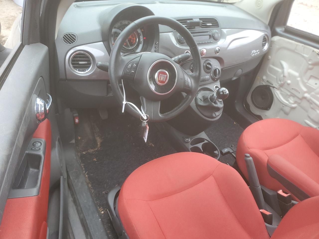 2012 Fiat 500 Pop vin: 3C3CFFAR7CT385287