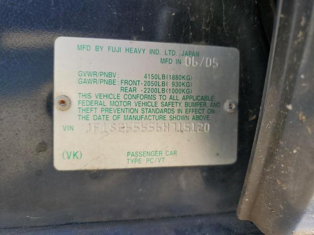 2006 Subaru Forester 2.5X Premium VIN: JF1SG65656H715120 Lot: 51594184