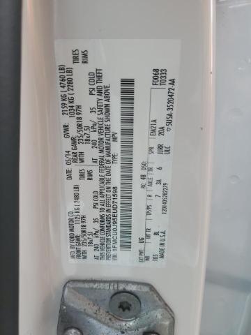 2014 Ford Escape Titanium VIN: 1FMCU0J95EUD71598 Lot: 51357464