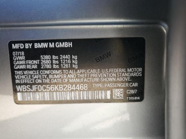 VIN WBSJF0C56KB284468 2019 BMW M5 no.13