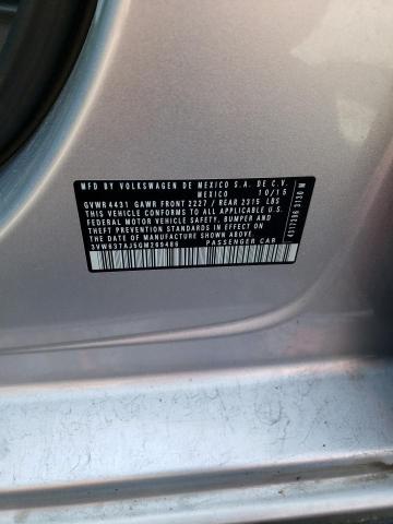 2016 Volkswagen Jetta Hybrid VIN: 3VW637AJ5GM269486 Lot: 50458414