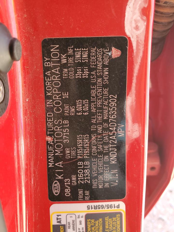 KNDJT2A54D7635902 2013 Kia Soul