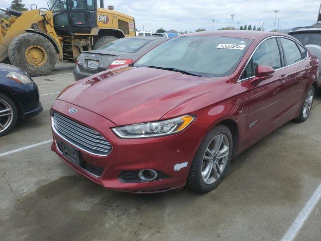 FORD FUSION TIT 2016 red  hybrid engine 3FA6P0SU1GR125384 photo #1