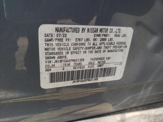 2023 NISSAN ARIYA VENT - JN1BF0AA5PM401399
