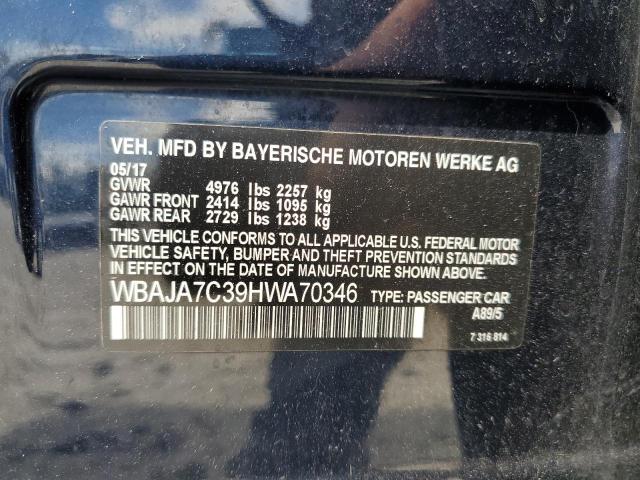 2017 BMW 530 XI - WBAJA7C39HWA70346