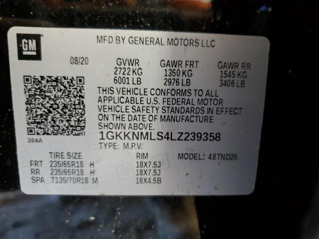 1GKKNMLS4LZ239358 GMC Acadia SLT 13