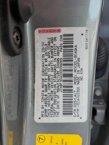 2003 Lexus Es 300 VIN: JTHBF30G330099289 Lot: 46525984