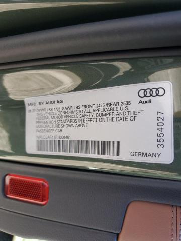 WAUBBAF41RN001481 Audi A4 PREMIUM 13