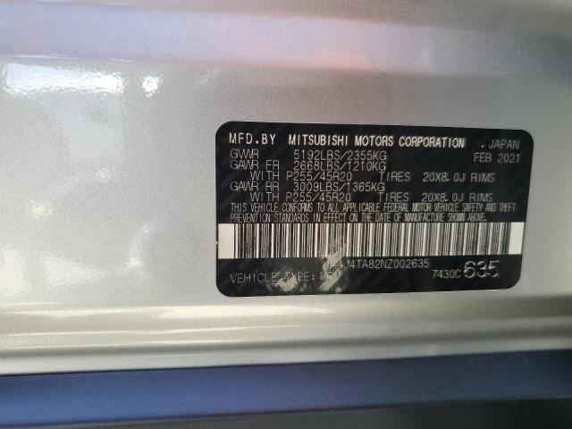 2022 Mitsubishi Outlander Es VIN: JA4J4TA82NZ002635 Lot: 51404274