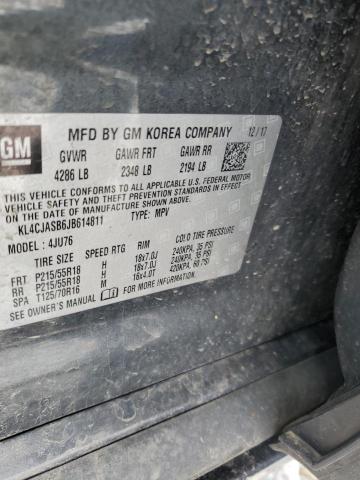 2018 BUICK ENCORE PRE - KL4CJASB6JB614811